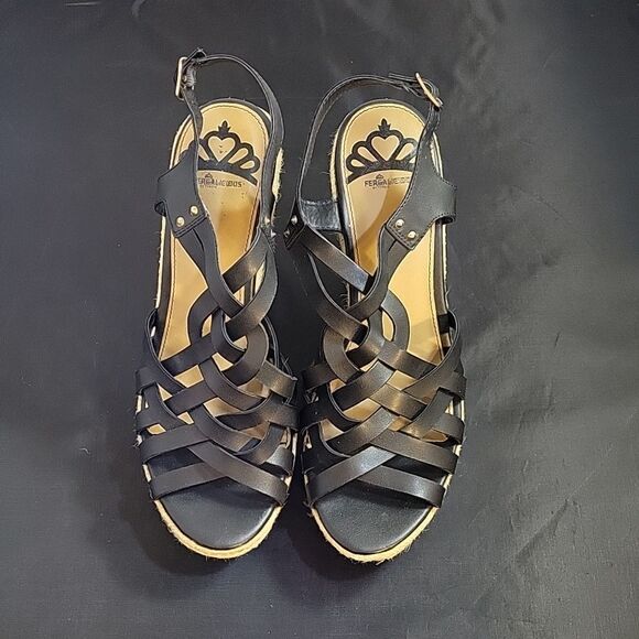 FEGALIECIOUS REINVIGORATE YOUR SUMMER  PLAITED LEATHER TWISTS   SANDALS - Picture 4 of 13